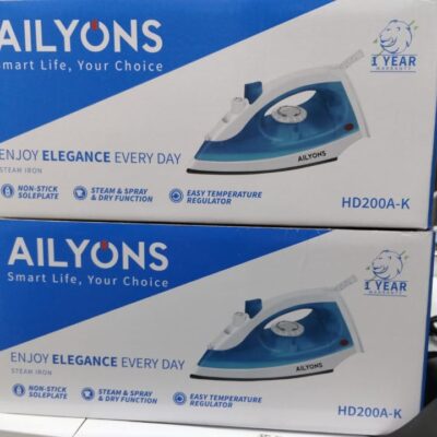 Ailyons HD200A-K Steam Iron Box
