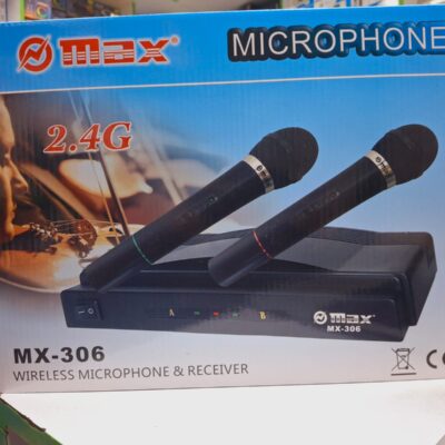 Omax MX-306 Wireless Microphone and Receiver